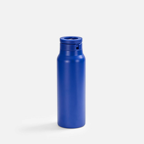 Термобутылка Magnus с магнитным держателем для телефона, синяя - рис 3.