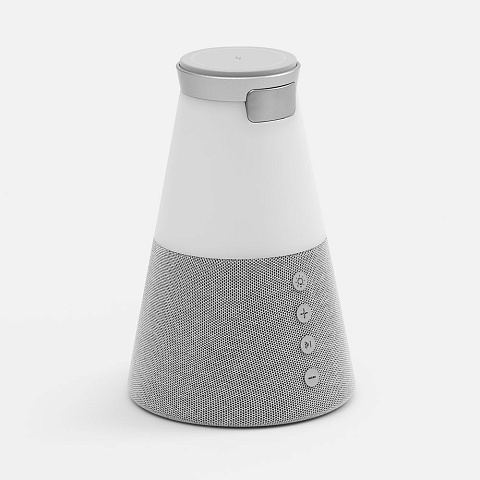 Bluetooth-колонка с беспроводной зарядкой и подсветкой Cone Sonance, серая - рис 6.