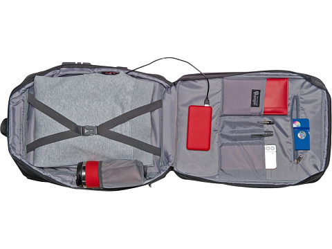 Рюкзак для ноутбука Sheller с пластиковой поверхностью - рис 3.